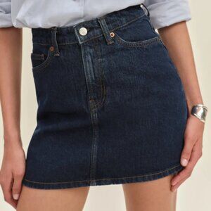 Reformation Lydia Denim Skirt